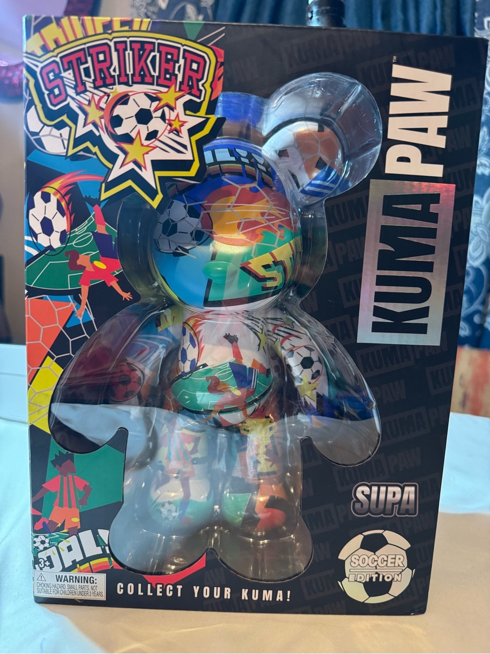Kuma Paw Striker Soccer Edition Kids Collectible Figure - Multicolor